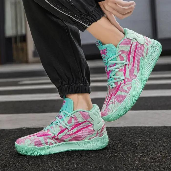2025 nouvelles chaussures de basket-ball hommes respirant confortable baskets formation sport