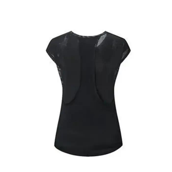 T-shirt de sport à manches courtes pour femme