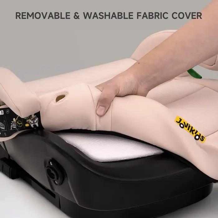 Siège rehausseur portable Jovikids OHHO+ avec porte-gobelet, pour siège auto de voyage pour enfants,
