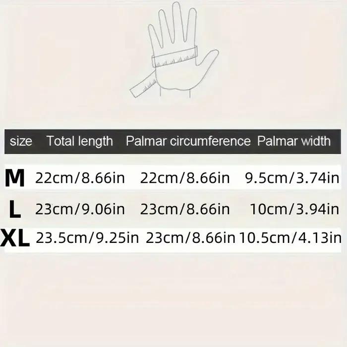 Gants d'hiver pour hommes imperméables coupe-vent froid gants snowboard moto conduite chaude écran t