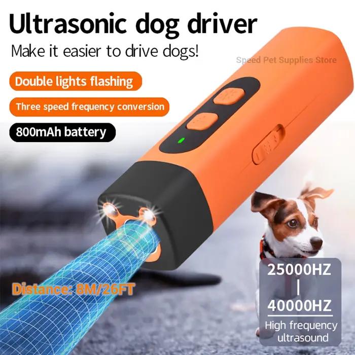 Répulsif à ultrasons pour chiens errants dispositif d'entraînement pour chiens rechargeable anti-aboiement et dissuasif contre les aboiements arrête les aboiements