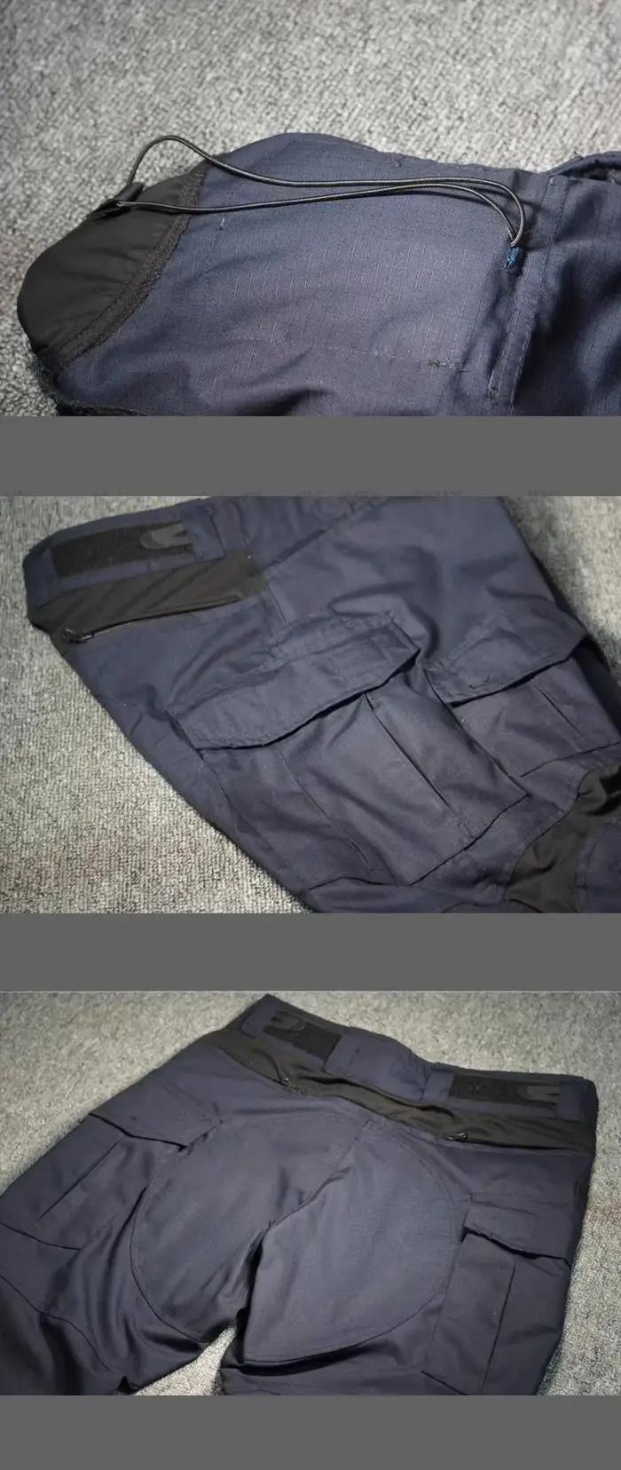 Pantalon tactique chasse Tom Plus bleu foncé GEN3 G3 ripstop spécial forces entraînement randonnée