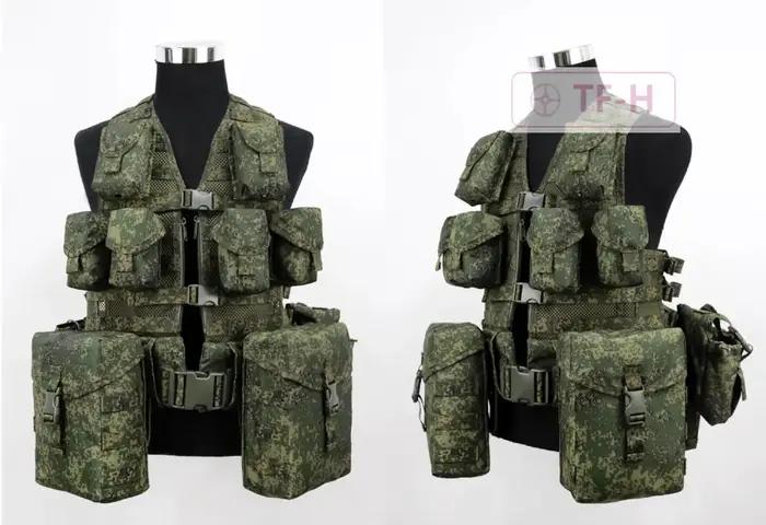 Ensemble d'équipement de Combat de tir russe de troisième génération Gen 3 6Sh117 PKM, sac de hanche