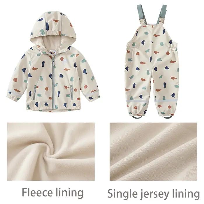 HONEYKING ensembles de vêtements pour enfants imperméable costume bébé salopette imperméable pantalo