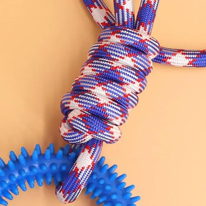 Supet Interactive Formation Pet Jouet Anneau Spiked