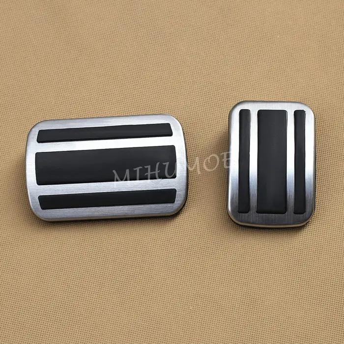 Couvercle de pédale de frein automatique en acier inoxydable brossé avec caoutchouc TPE pour Peugeot 508 508 SW 3008 3008 GT 5008 Citroën C5 Aircross occasions spéciales sécurité et style