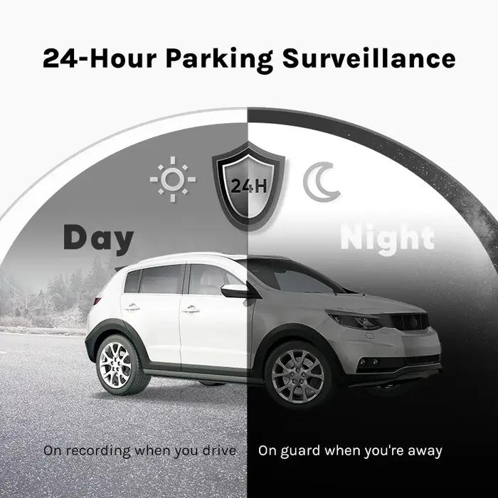 70mai-Caméra avant DVR de voiture avec vision nocturne, caméra de tableau de bord Pro Plus, GPS inté