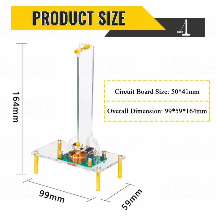 Kit électronique de balançoire électromagnétique, alimentation avec détection clignotante LED, pratique de la soudure, bricolage expérimental, 5V