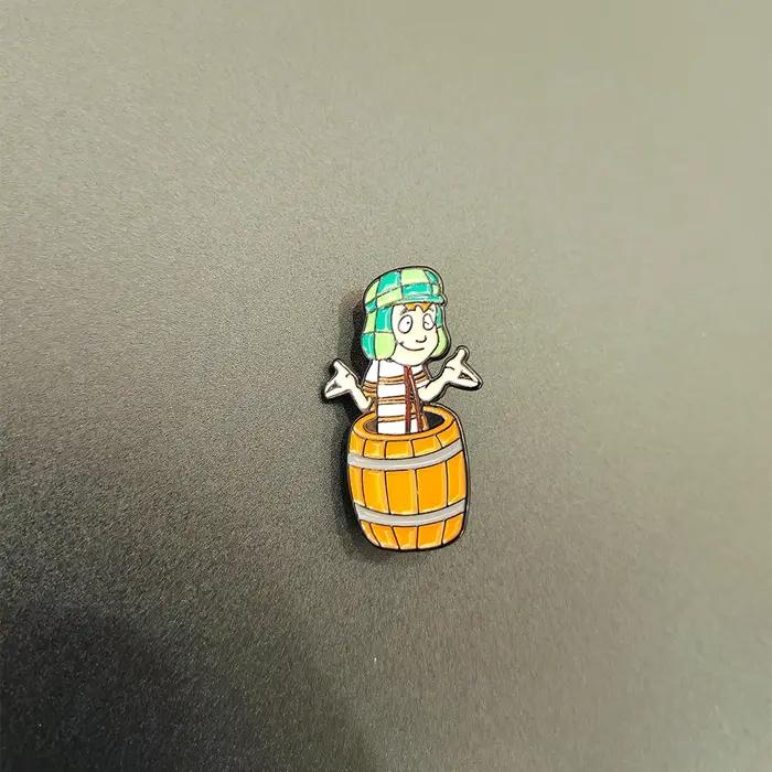 Broche de dessin animé mexicain, 1 pièce, mignon el chavo del ocho, épingles pour fille et garçon, Badge en PVC, sac à dos à la mode, vêtements en émail, décorations de chapeau