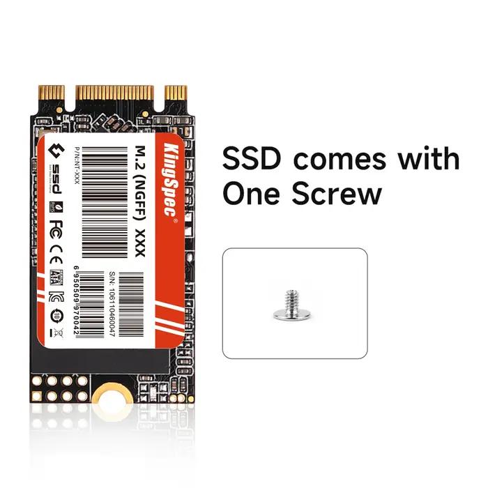 KingSpec M.2 NGFF SSD SATA3 1 to 512 go 256 go 128 go M.2 2242 NGFF SSD disques SSD internes disque