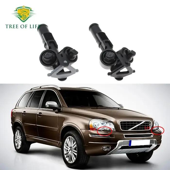 Accessoire Pare-chocs Couvercle de Buse de Lavage Phare Avant Volvo XC90 2003 2004 2005 2006 Gris Foncé Lavande Vert Armée