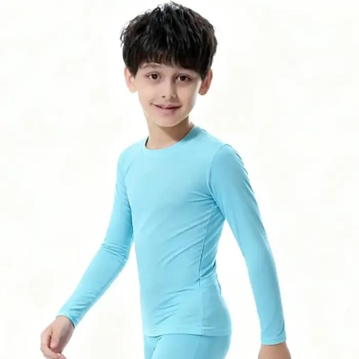 Enfants enfants garçon fille course longue t-shirt Fitness Sport basket-ball Football randonnée en p