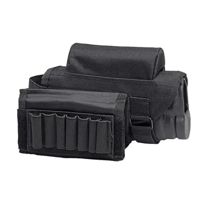 Repose-joue tactique pour fusil avec pochette pour munitions