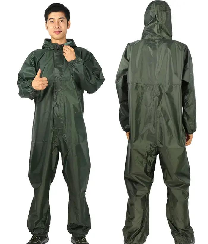 Salopette imperméable avec capuche pour le polissage des pierres et l'agriculture, vêtements de travail, Anti-odeur, Application de pesticides, vêtements de protection