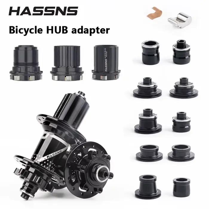 HASSNS – adaptateur de Cube de vtt, moyeu de vélo, Micro cannelure, 8/9/10/11/12 vitesses, capuchon