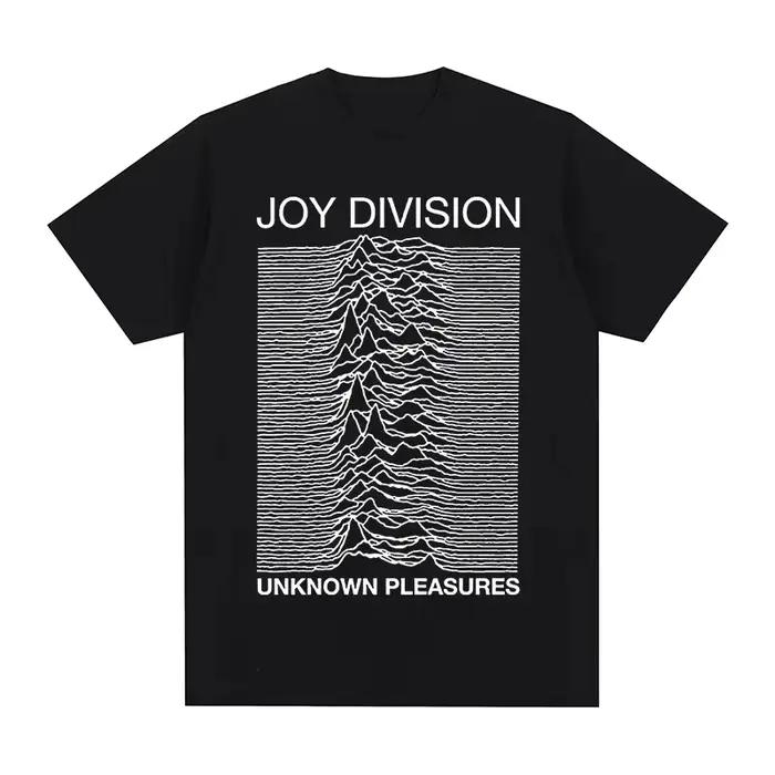 Joy Division ligne créative impression été haute qualité 100% coton décontracté confortable hommes T-Shirt à la mode