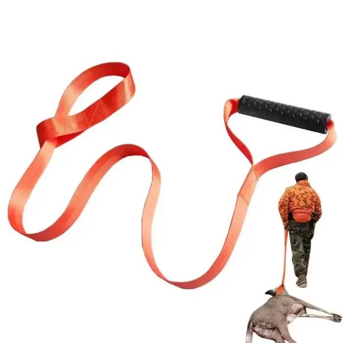 Harnais traction cerf 2025 - Ceinture chasse durable - Tireur portable corde multifonction extérieur