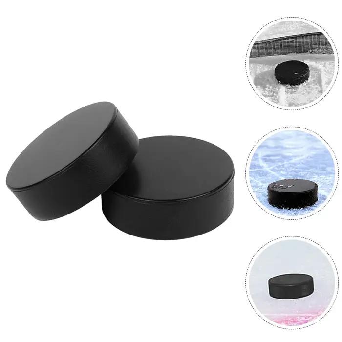 Rondelle de Hockey sur glace en mousse noire