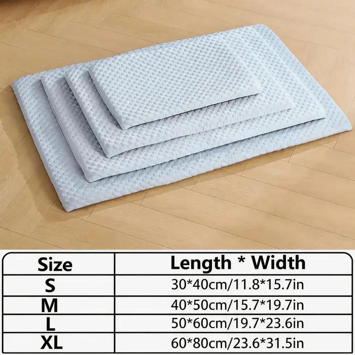 Nouvelle Tapis de couchage rafraîchissant pour chien en soie glacée, épais et respirant, antidérapan