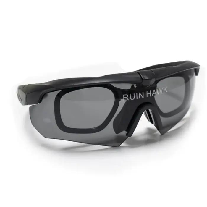 Lunettes tactiques avec monture pour myopes - Équipement militaire chasse airsoft montagne