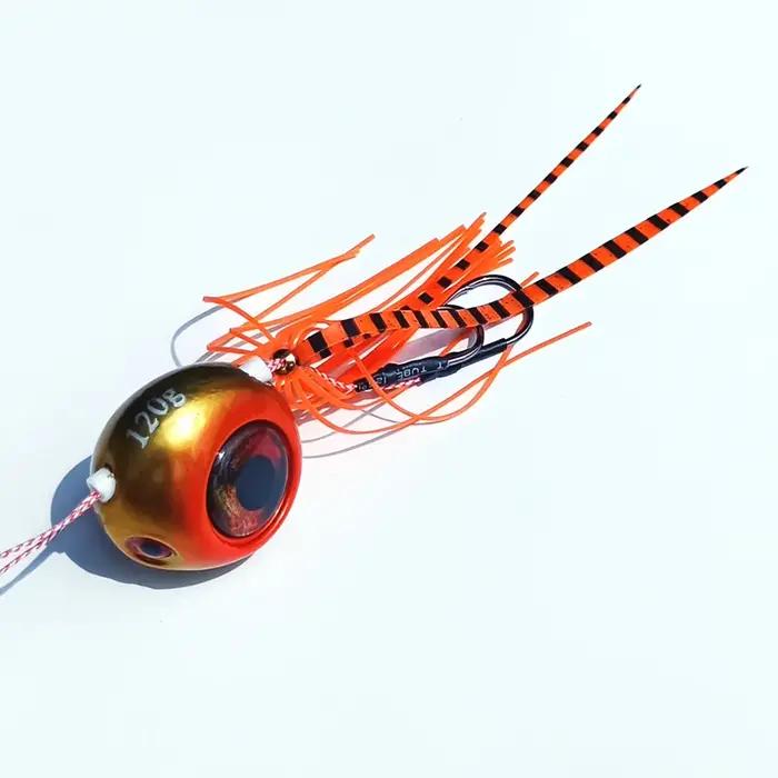 Tête de gabarit astronomique avec jupe, jigging Tenya, Curseur Snared, Dorade, Pesca Kabura, 40g, 60