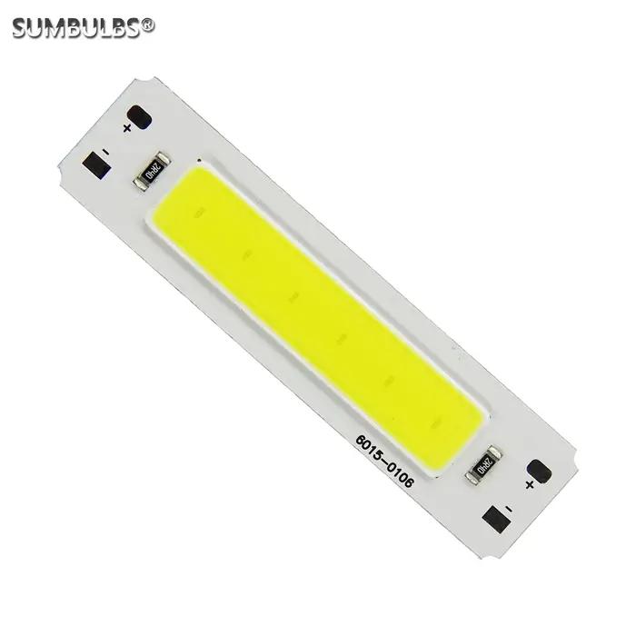 SUMBULBS 5V entrée cob led ampoule bande source de lumière pour bricolage USB led éclairage 2W 60*15