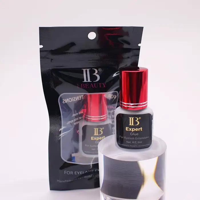 10/20 pièces corée IBeauty Expert colle à cils vin rouge bouchon Extension de cils adhésif 5ml sécha