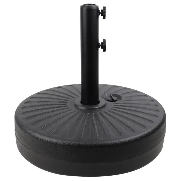 Support de base de parapluie d'extérieur rempli d'eau, support de poids avec antidérapant, porte-par