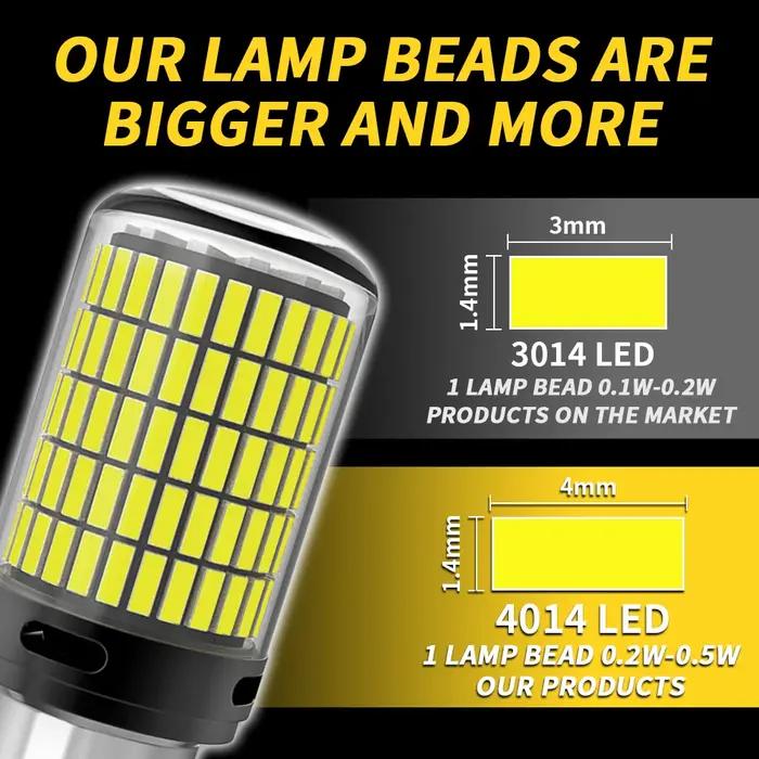 2x plus récent 4014 150SMD 1156 BA15S P21W BAU15S PY21W 1157 BAY15D P21/5W 7440 7443 ampoule LED Can