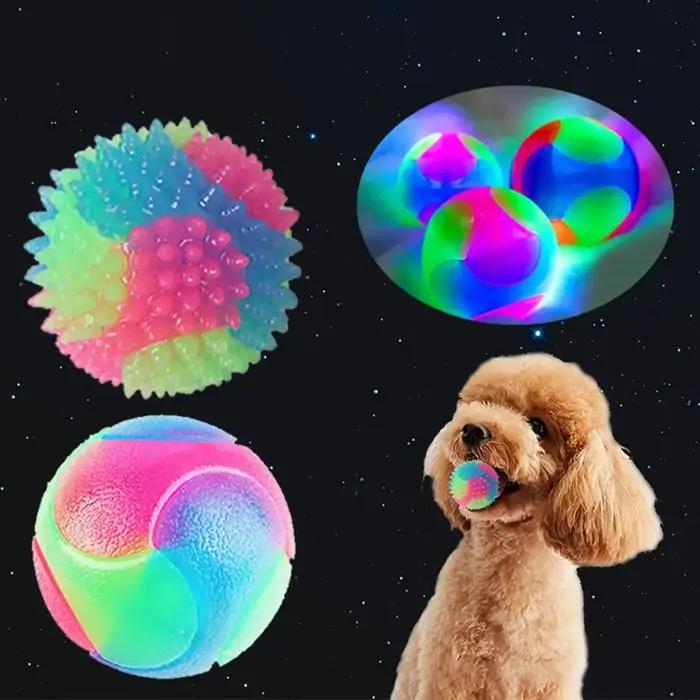 Balle lumineuse pour animaux de compagnie