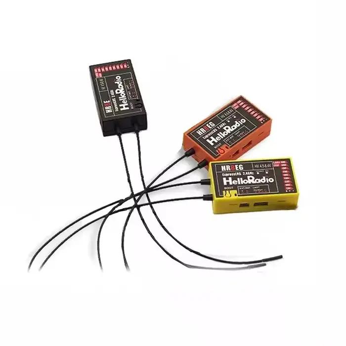 HR8E ELRS 2.4G 9 canaux PWM alimentation DC 4.5-7.4 V récepteur double antenne aile fixe modèle RC bateau universel