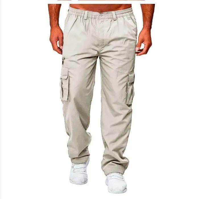 Pantalon de travail élastique homme multi-poches outdoor polyvalent chasse quotidienne