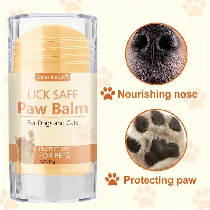 Crème pour pattes d'animaux de compagnie - Formule au miel et à l'acide antibioique - Apaise