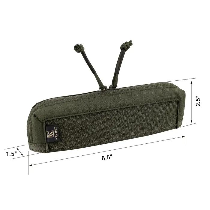 Insert zippé MK3 MK4 pour harnais de poitrine - Poche double fermeture camouflage MC chasse airsoft