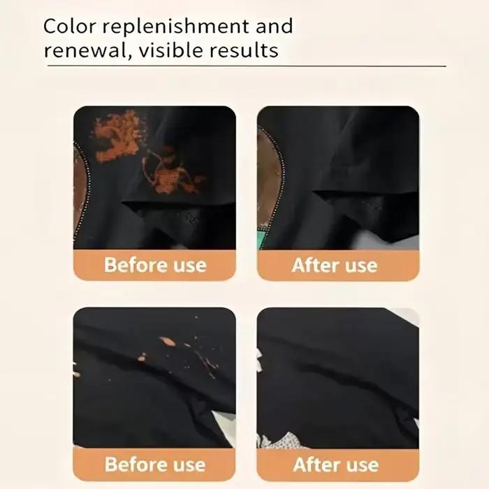Stylo de réparation de couleur pour vêtements noirs délavés