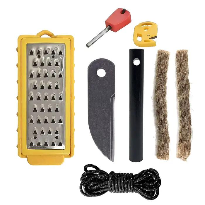 Kit de survie en plein air : Équipement de feu