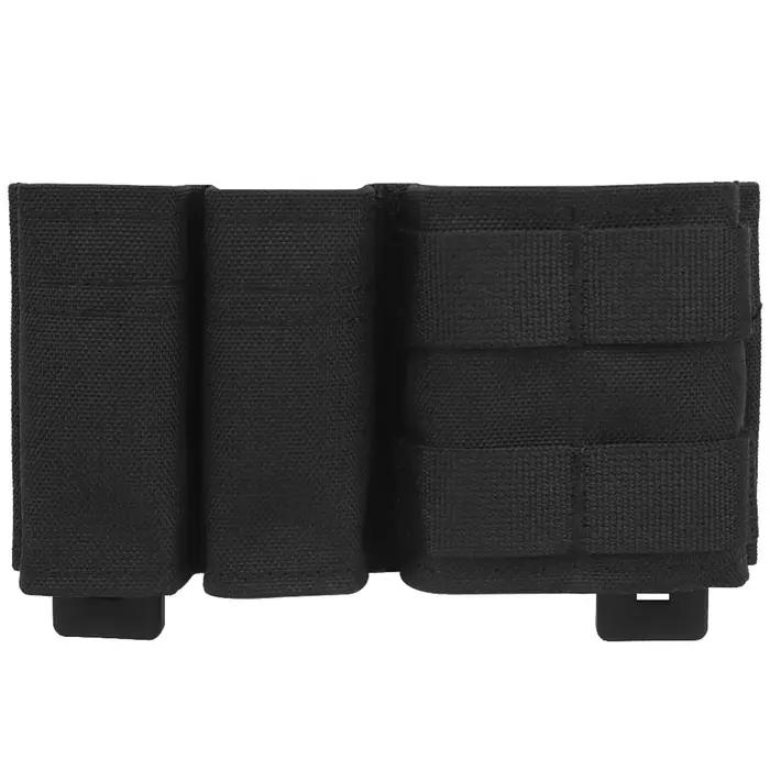 Poseidon Defense FAST 9mm + 9mm + 5.56 Triple Magazine Pouch Mag Carrier Molle Belt Ammo Holster pour pistolet