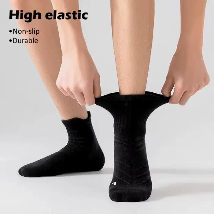 Chaussettes sport résistantes mi-mollet anti-odeurs - Running et randonnée pour chasseurs - Taille 39-48
