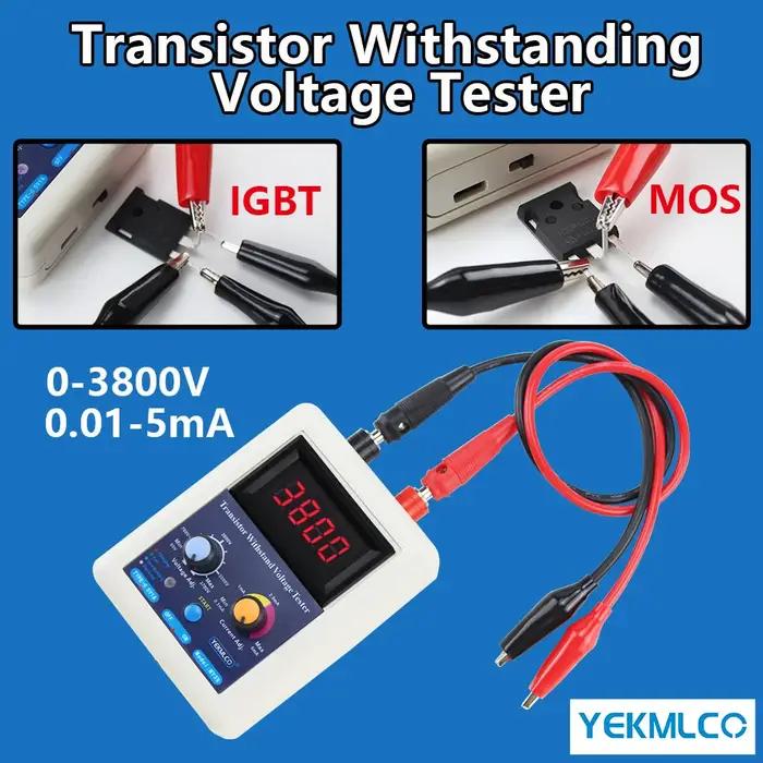 Testeur IGBT 0-3800V, testeur de tension de Transistor, Diode MOS Triode MOV LED, capacité de tensio