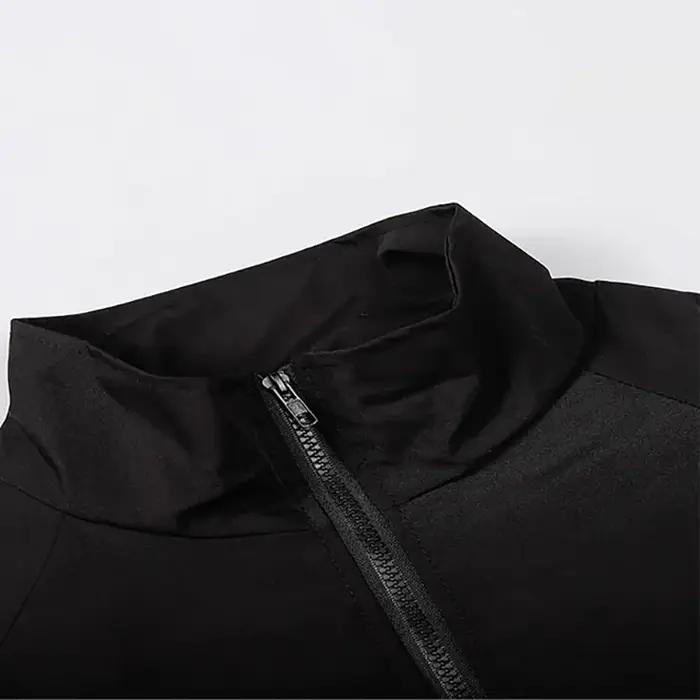 Veste universitaire préppy en coton avec patchwork pour homme et femme, idéale pour les saisons de transition, sorties décontractées et événements universitaires