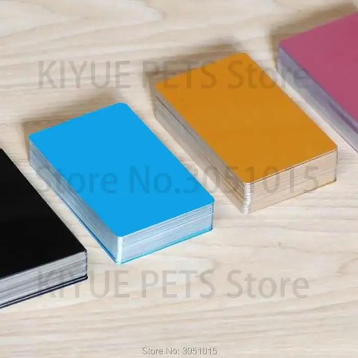 Cartes de visite en aluminium personnalisées pour le client, gravure Laser, étiquette d'identificati