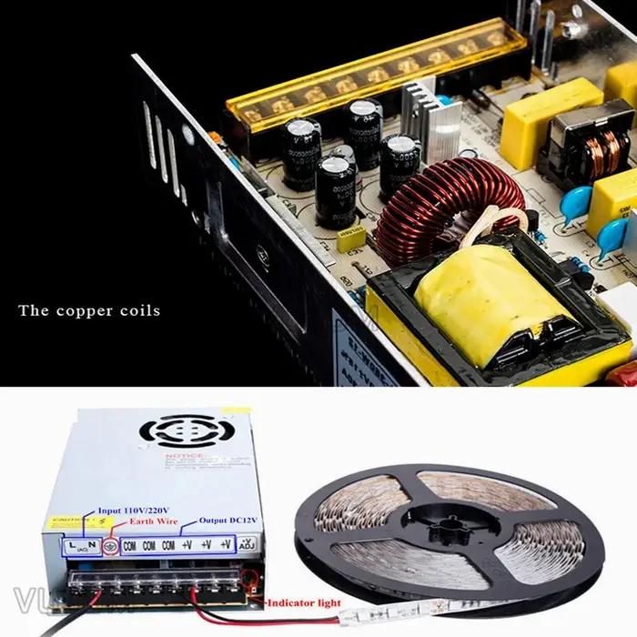 Commutateur d'alimentation LED, adaptateur TransDevices, DC 5V, pipeline, bande LED, 3A, 4A, 5A, 8A,