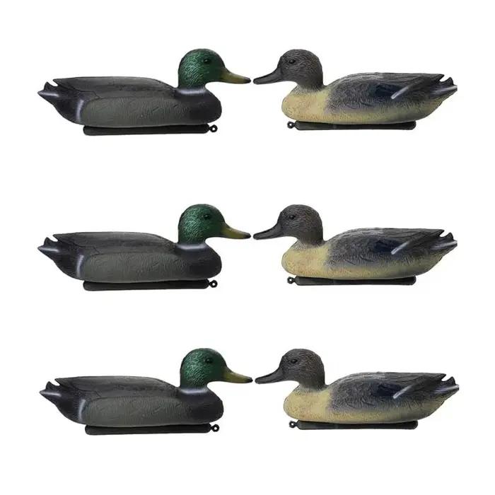Leurre canard flottant 3D avec quille réaliste pour chasse pêche accessoire extérieur appât