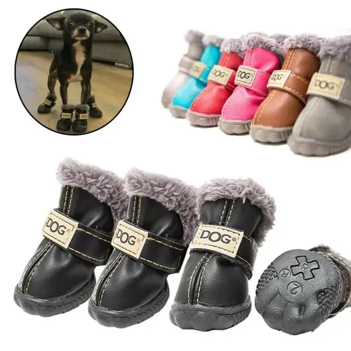 Bottes de neige chaudes pour animaux de compagnie