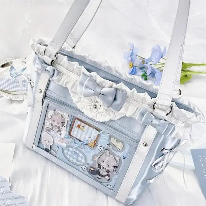 Sac Y2K Ulzzang Ita Style Préppy Sac à Bandoulière Femmes Grande Capacité Accessoire Mode Occasions Spéciales
