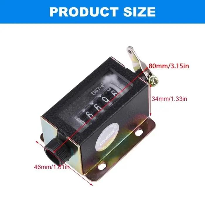 A2UD Rotary Mécanical Disvice Manuel Tally Counter Counter Textile Machinery