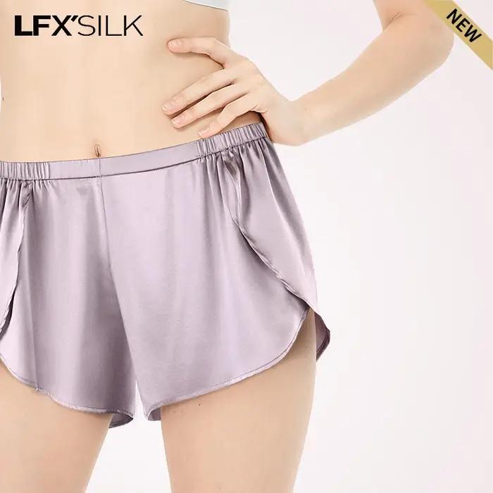 Shorts en soie de mûrier pour femmes élégants bas de nuit doux et confortables pour l'été occasions spéciales