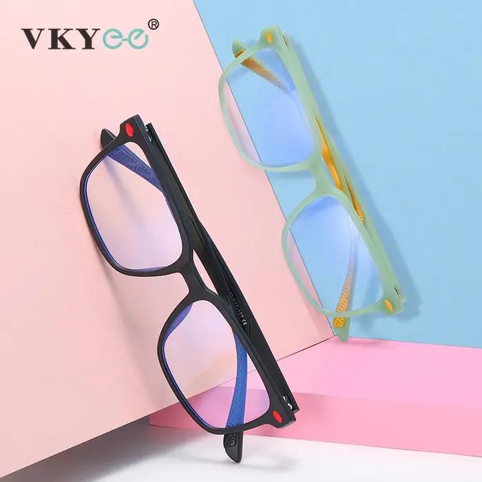 Lunettes carrées classiques KY TR pour enfants, couleur bonbon sucré, anti-lumière bleue, myopie, hy