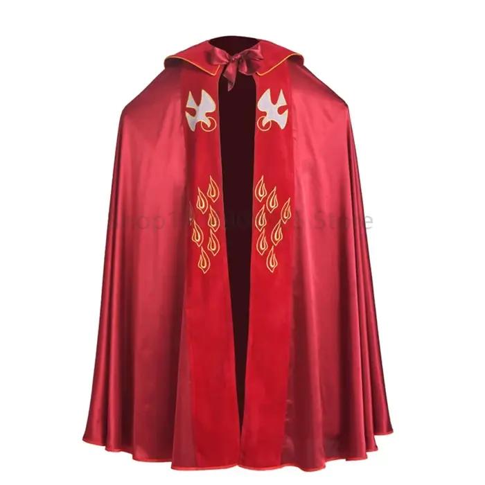 Masse de chasuble sacré des commandes sacrées, uniformes de vêtements de prêtre catholique, Robe de clergé d'église, Costume sacré du prêtre