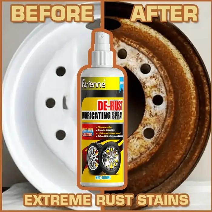 Spray revitalisant universel antirouille pour roues de voiture et Surfaces métalliques, forte décontamination, lisse et fiable